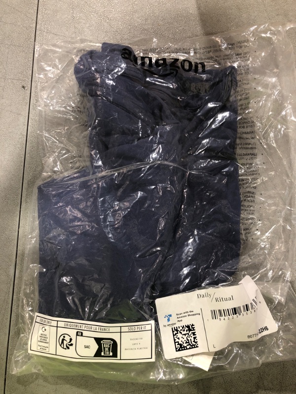 Photo 1 of Amazon Essentials Women's Jersey Standard-Fit Sleeveless V-Neck Midi Dress (Previously Daily Ritual) Rayon Blend Medium Blue Large
