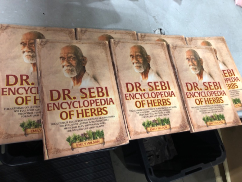 Photo 2 of [??979-8369689257] A Dr. Sebi Encyclopedia of Herbs: The Ultimate Collection of Alkaline Healing Herbs for Full Body Cleanse & Rejuvenation Wilson Paperback 2022 7 PACK 