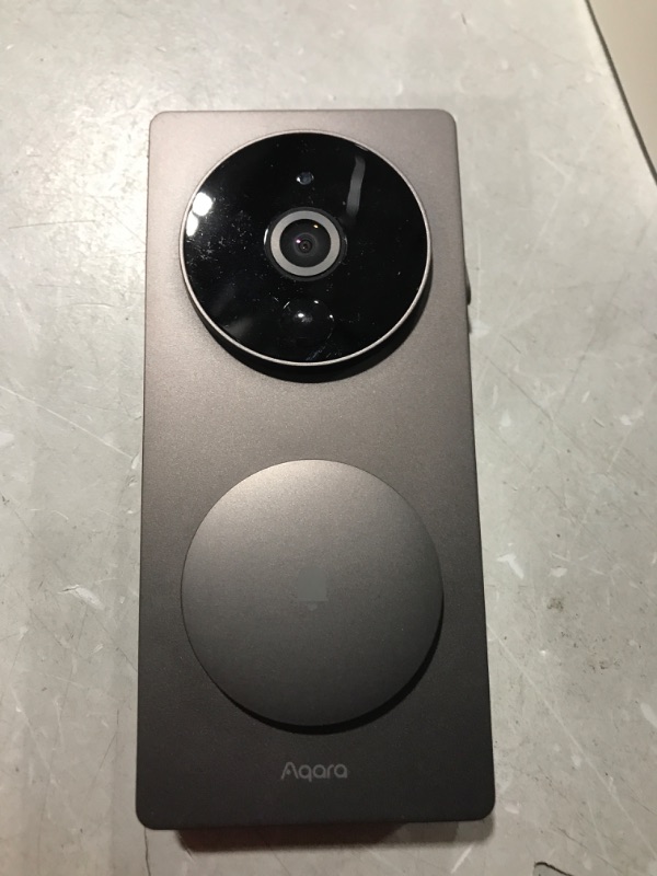 Photo 1 of Aqara Video Doorbell G4 (Chime Included), 1080p FHD HomeKit Secure Video Doorbell Camera, Local Face Recognition and Automations, Wireless or Wired, Supports Apple Home, Alexa, Google, IFTTT, Gray
