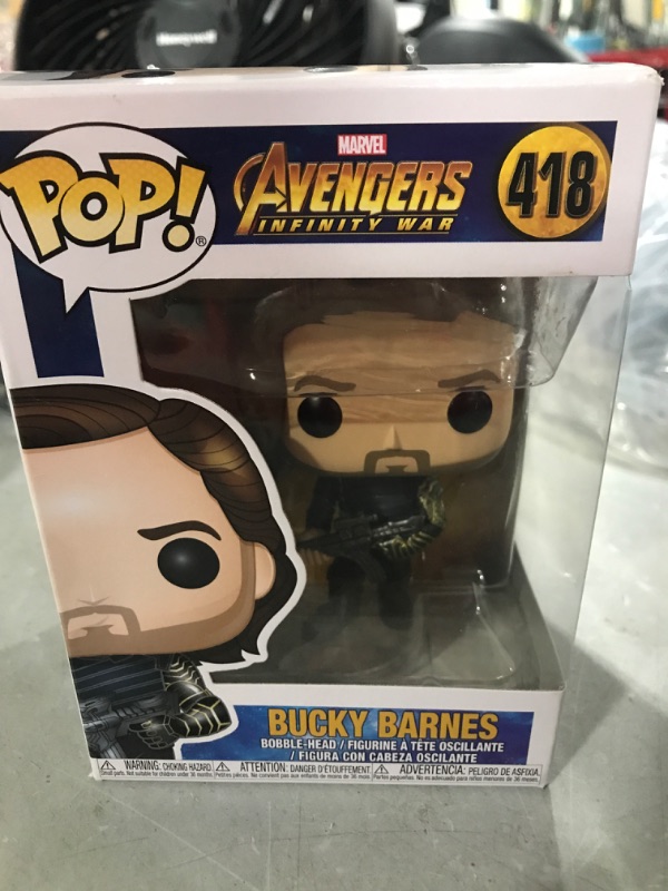 Photo 2 of Funko Pop! Marvel: Avengers Infinity War - Bucky Barnes with Weapon, Multicolor, Standard