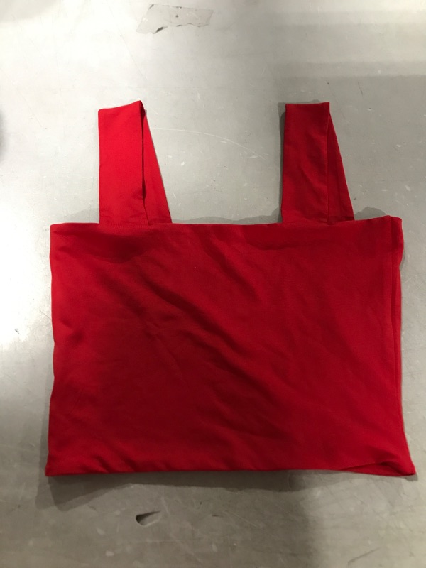 Photo 1 of Artfish Women's Sleeveless Strappy Tank Square Neck Double Layer Workout Fitness Casual Basic Crop Tops SIZE SMALL  - STOCK PHOTO FOR REFERENCE ONLY. 