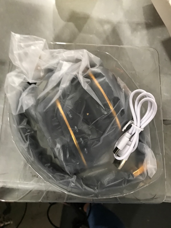 Photo 2 of E-SHIDAI Portable Wireless Headphones - Foldable Lightweight Over-Ear Headphones, Ergonomically Designed Bluetooth Headphones, Soft and Comfortable for Office, School, Travel, Sports(Black)
