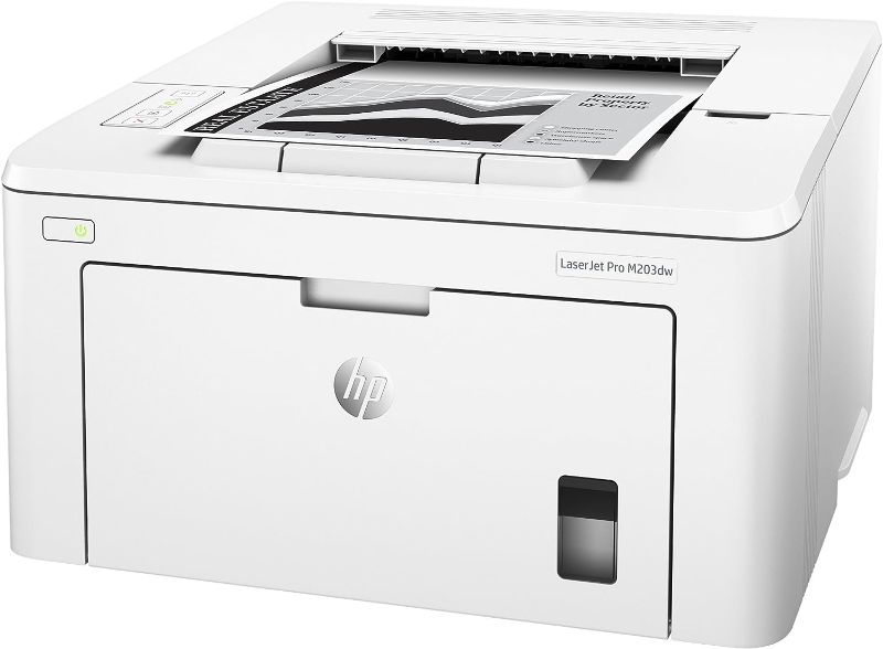 Photo 1 of HP LaserJet Pro M203dw Wireless Monochrome Printer with built-in Ethernet & 2-sided printing, works with Alexa (G3Q57A)
