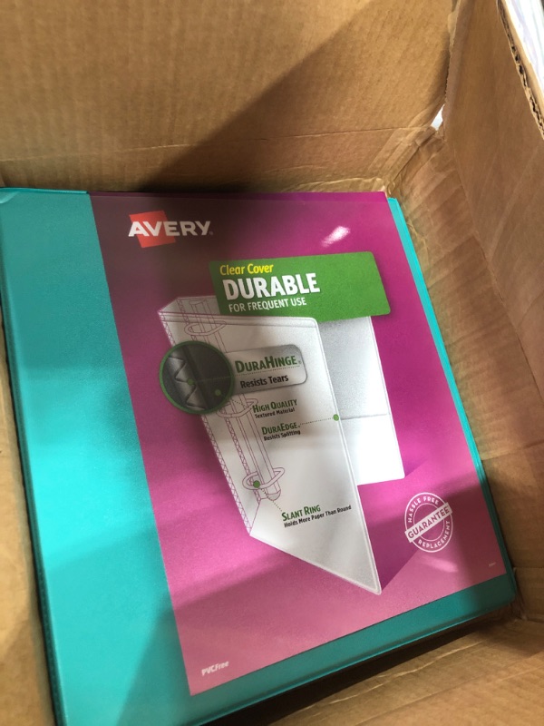 Photo 1 of Avery Durable View Binder , 1.5 Inch 3 Ring Binder,Green