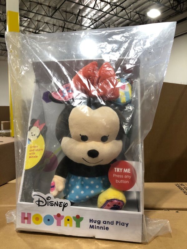 Photo 2 of Disney Hooyay Learn & Play Minnie Mouse Plush with Learning Programs to Teach Children About Letters, Numbers, and Body Parts for Ages 18 Months and Up