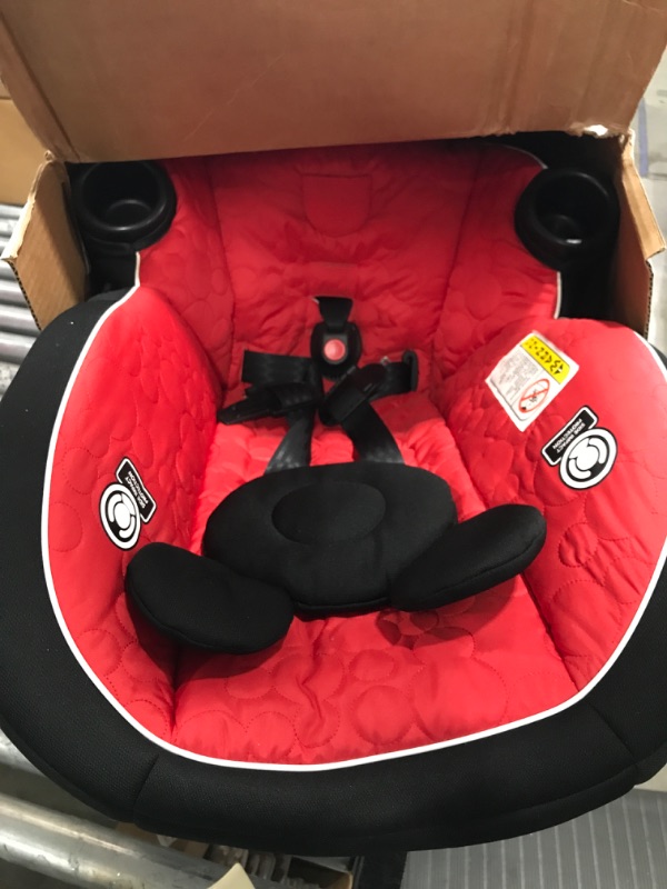 Photo 2 of Disney Baby Onlook 2-in-1 Convertible Car Seat, Rear-Facing 5-40 pounds and Forward-Facing 22-40 pounds and up to 43 inches, Mouseketeer Mickey.