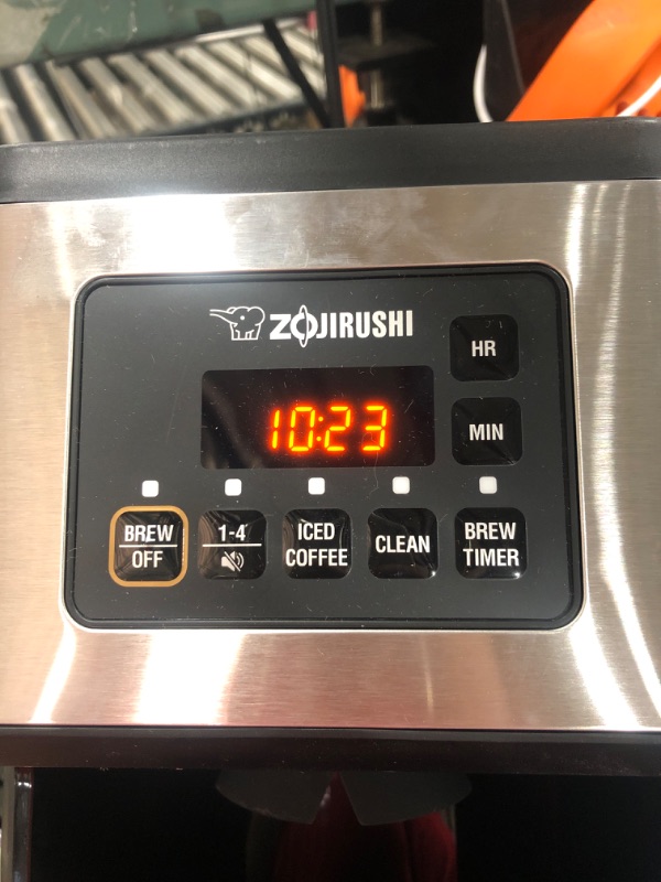 Photo 3 of Zojirushi EC-ESC120 Coffee Maker Dome Brew Programmable, StainlessSteel and Black
