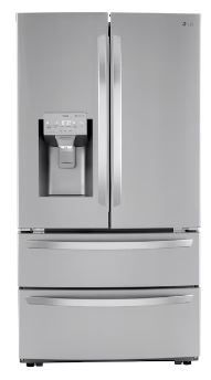 Photo 1 of LG Craft Ice Smart WiFi Enabled 27.8-cu ft 4-Door Smart French Door Refrigerator with Dual Ice Maker (Fingerprint Resistant) ENERGY STAR