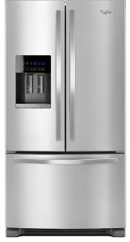 Photo 1 of Whirlpool 24.7-cu ft French Door Refrigerator with Ice Maker (Fingerprint Resistant Stainless Steel) ENERGY STAR