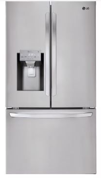 Photo 1 of LG 26.2-cu ft Smart French Door Refrigerator with Dual Ice Maker (Fingerprint Resistant) ENERGY STAR