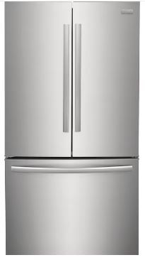 Photo 1 of Frigidaire Gallery 23.3-cu ft Counter-depth French Door Refrigerator with Ice Maker (Fingerprint Resistant Stainless Steel) ENERGY STAR