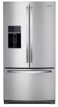 Photo 1 of Whirlpool 26.8-cu ft French Door Refrigerator with Dual Ice Maker (Fingerprint Resistant Stainless Steel) ENERGY STAR