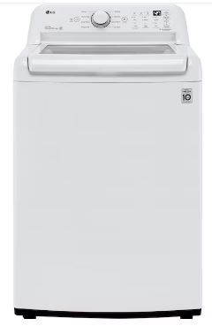 Photo 1 of LG ColdWash 4.3-cu ft Agitator Top-Load Washer (White)