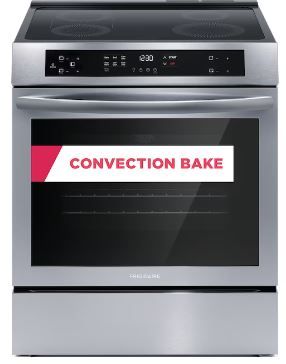 Photo 1 of Frigidaire 30-in 4 Elements Self-cleaning Convection Oven Slide-in Induction Range (Stainless Steel)