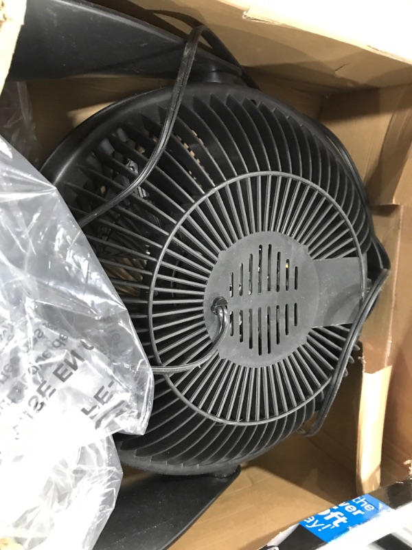 Photo 1 of 12 in. 3 Speed Whole Room Circulator Floor Fan