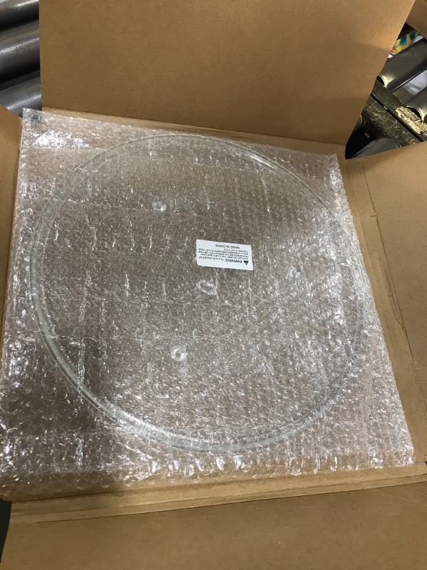 Photo 3 of 13.5" Microwave Glass Turntable Plate Replacement for GE Hotpoint Microwave Glass Plate - Replace Microwave Glass Tray # WB39X10032 JVM3160DF1BB JVM3160DF1CC JVM3160DF1WW 13.5IN