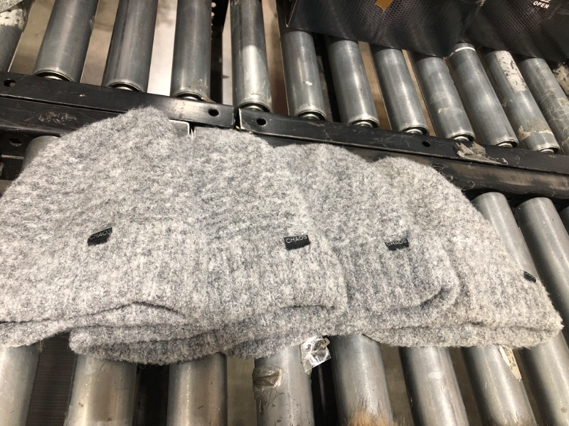 Photo 1 of CHAOS GRAY BEANIES 4 PACK