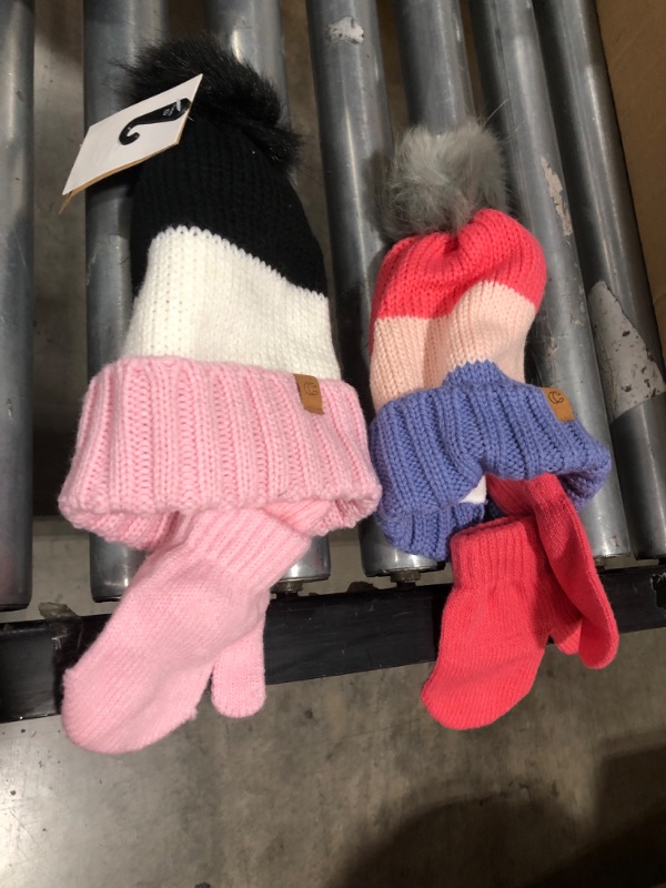 Photo 1 of 2 PACK CHILDRENS BEANIE AND GLOVES