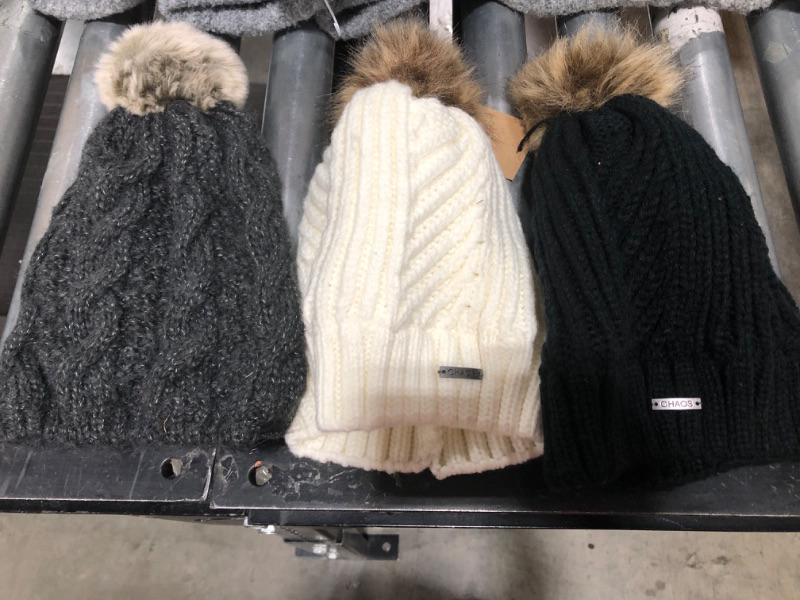 Photo 1 of CHAOS - 3 PACK OF BEANIES 