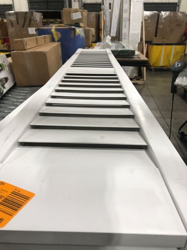 Photo 1 of 24 X 80 In. 3 In. Thick Louver/Louver Pvc Composite Hollow Core Bi-Fold Door (White)