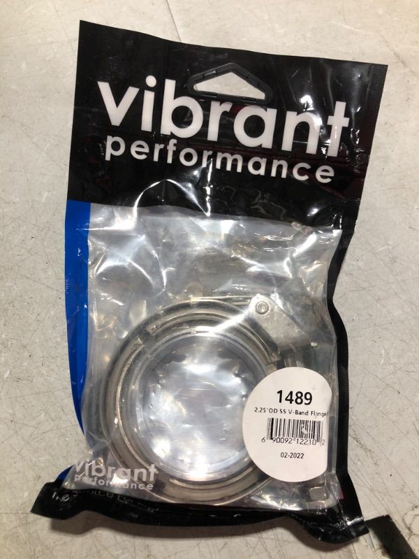 Photo 2 of Vibrant Performance 1489 2.25" Stainless Steel V-Band Flange Assembly