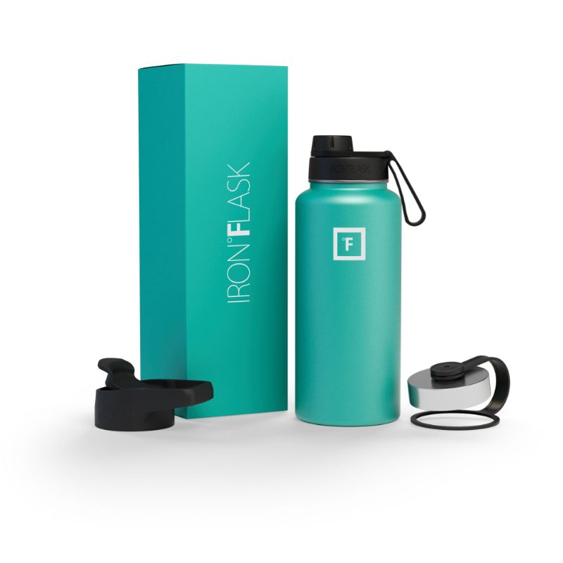 Photo 1 of 32 Oz Wide Mouth Water Bottle with Spout Lid (Dark Night)
