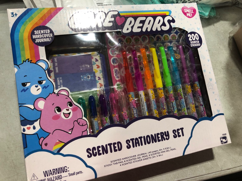 Photo 2 of Care Bears Scented Stationery Set - Fun & Fruity Writing Supplies for Kids - Personal Journal, Sticky Tab Pad, Gel Pens, Mini Gel Pens, Sticker Sheets For Ages 3+ 17022