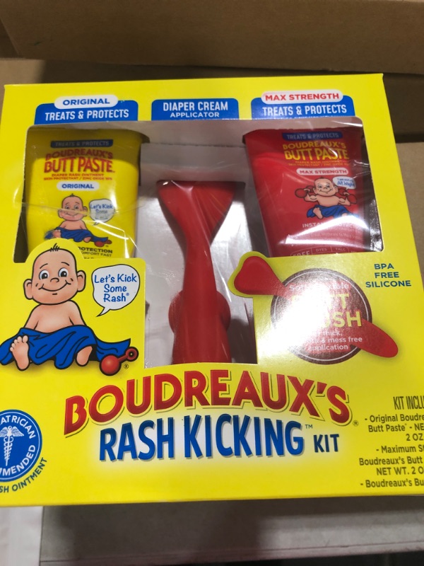 Photo 2 of Boudreaux's Butt Paste Complete Rash Kicking Kit, Diaper Rash Cream Ointments for Baby & Applicator