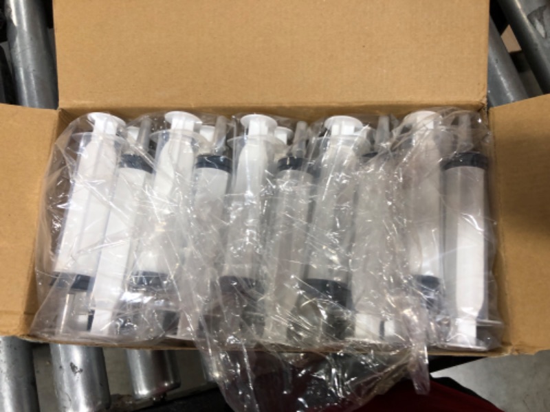 Photo 1 of FOCUSLINE 50 Pack Jello Shot Syringes, 2 OZ Capacity Reusable Party Springe for Jello Shot, Durable Jello Shot Syringes for Halloween Thanksgiving Christmas Bachelorette Parties Large (Pack of 50)