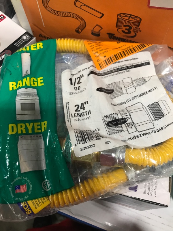 Photo 2 of 1/2 in. MIP x 1/2 in. MIP x 24 in. Gas Connector (1/2 in. OD) w/Safety+Plus2 Thermal Excess Flow Valve (85,000 BTU)