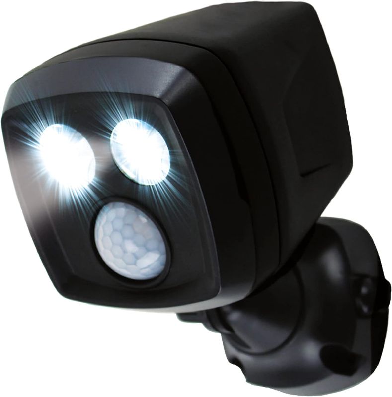 Photo 1 of Ontel Handy Brite Ultra-Bright Cordless LED Security Spotlight, 500 Lumens, Motion-Activated, Battery Powered, Weatherproof Light with Auto On/Off - Quick & Easy Set Up, No Wiring