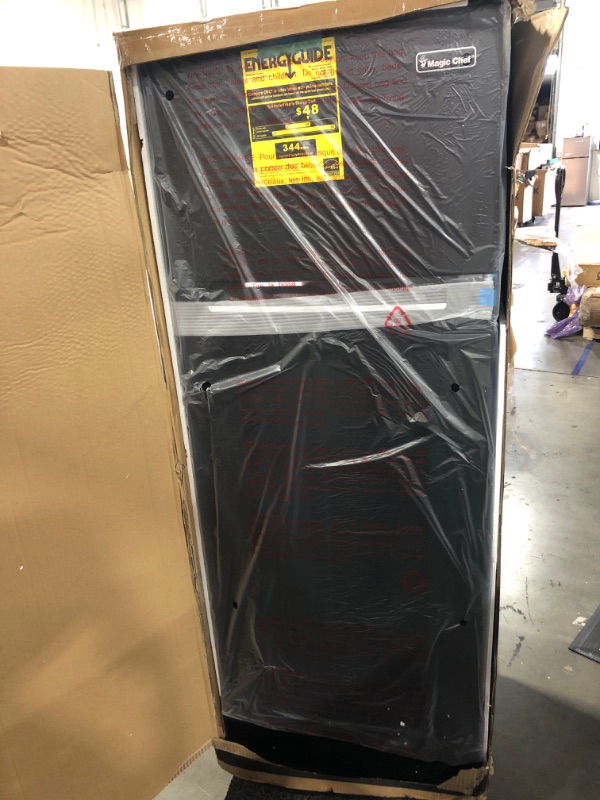 Photo 2 of 7.3 cu. ft. 2-Door Mini Fridge in Black with Freezer(CHECK COMMENTS)
