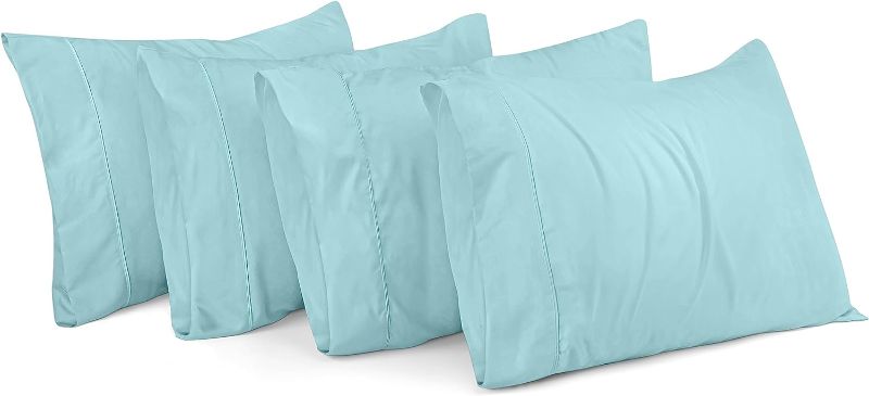 Photo 1 of  4 Pack - Envelope Closure - Soft Brushed Microfiber Fabric - Shrinkage and Fade Resistant Pillow 