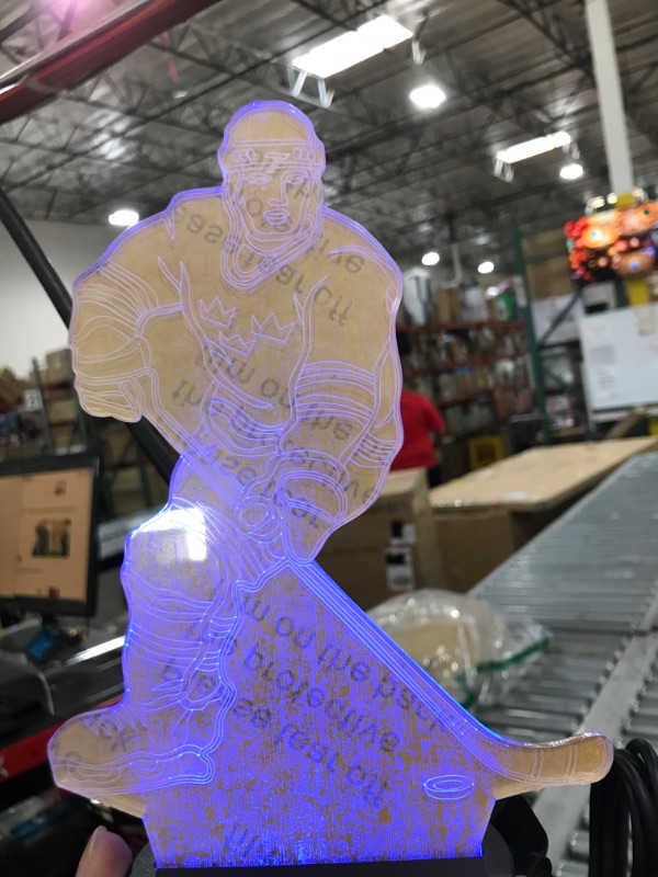 Photo 1 of Hockey player LED USB Lamp