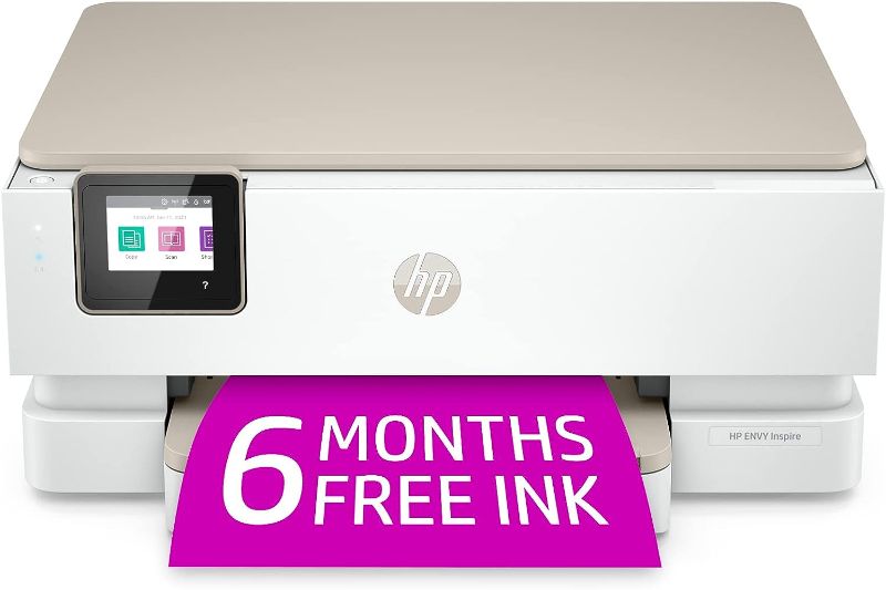Photo 1 of HP ENVY Inspire 7255e All-in-One Printer with Bonus 6 Months of Instant Ink with HP+