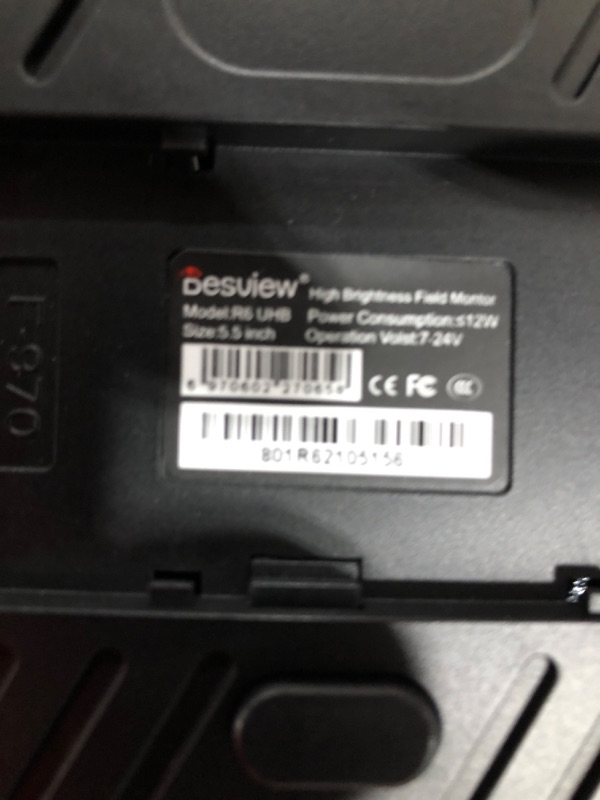 Photo 5 of Desview R6 UHB 5.5'' 2800 cd/m² Ultra High-Brightness Touchscreen Monitor (for parts only)
