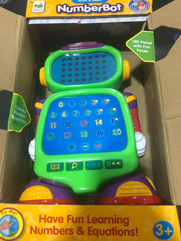 Photo 2 of The Learning Journey: Touch & Learn - NumberBot - Interactive Mathematics Robot STEM Toy for Preschoolers - Children's Electronic Toys & Gifts for Boys & Girls Ages 3 & Up