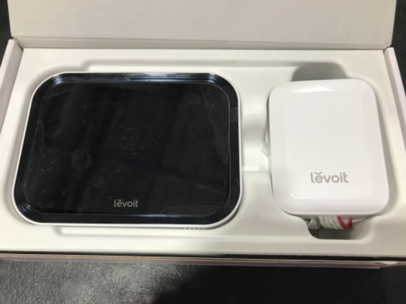 Photo 2 of LEVOIT Smart Thermostat for Home, WiFi Programmable Digital Thermostat, Works with Alexa and Smart Sensor, Energy Saving, Large Touch Screen, C-Wire Adapter Included, DIY Install, Aura 400S, White