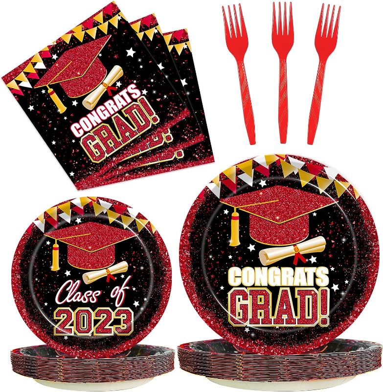 Photo 1 of 193 Pcs Graduation Party Supplies Grad Set Decoration Congrats Class of 2023