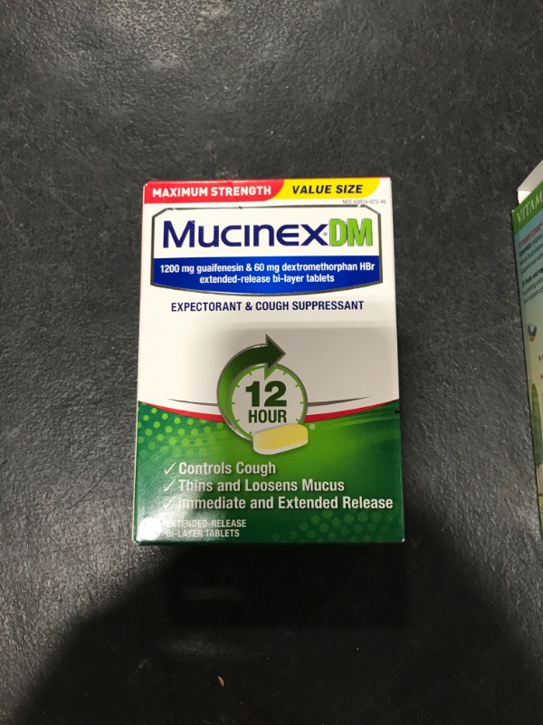 Photo 2 of 12 Hour Maximum Strength Expectorant & Cough Suppressant (Expiration 10/2023)