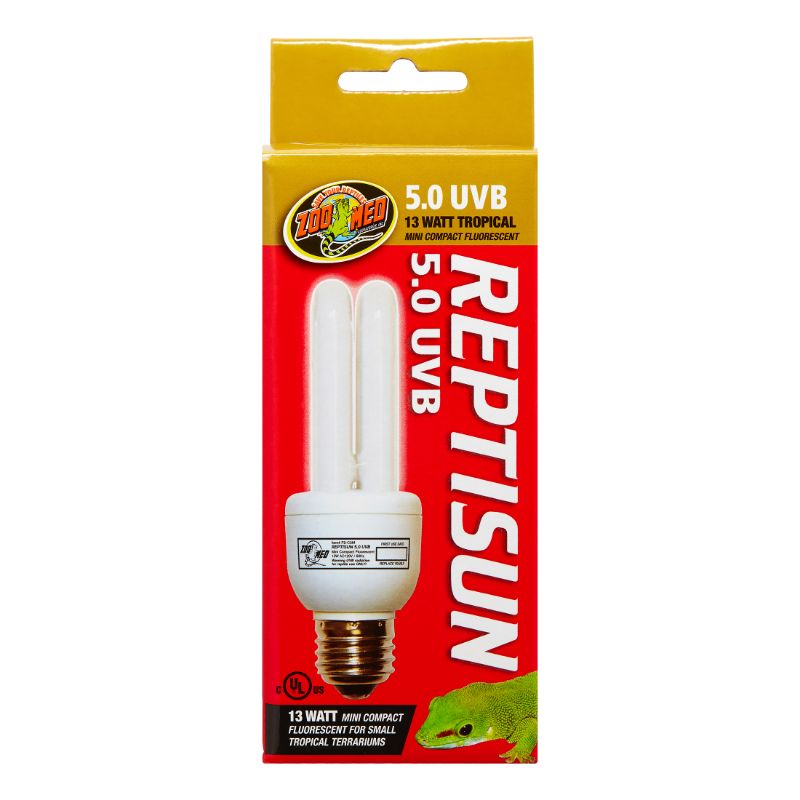Photo 1 of Zoo Med ReptiSun 5.0 Mini Compact Fluorescent Lamp, 13 Watts
