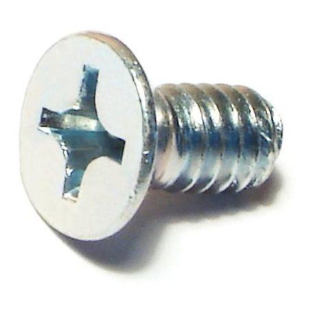 Photo 1 of 1/4 -20 X 1/2 Zinc Plated Steel Coarse Thread Phillips Flat Head Machine Screws
