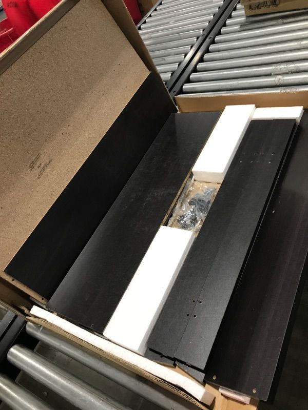 Photo 1 of Furinno Simplistic a Frame Computer Desk, Espresso Espresso Desk