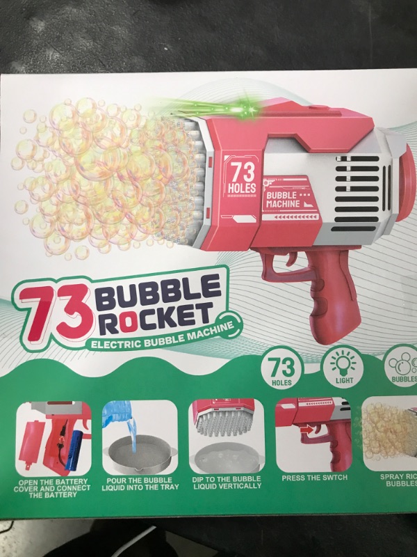 Photo 1 of 73 Bubble Rocket Electric Bubble Gun