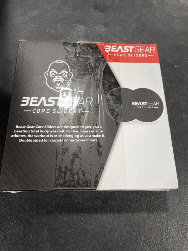 Photo 4 of 2 PACK- Beast Gear Core Sliders for Working Out Double Sided for Using on Hard and Soft Floors Gliding Discs for Abdominal Exercises Fitness Equipment for Man and Woman