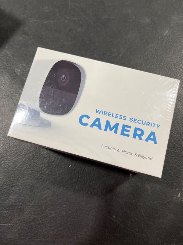 Photo 1 of alphahom 2K Wireless Security Camera for Home Outdoor and Indoor, Surveillance Camera with AI Motion Detection, Waterproof, Color Night Vision, 2-Way Audio, Micro SD/Cloud STOCK PHOTO FOR REFERENCE ONLY. FACTORY SEALED BOX. TAG NOTES ITEM IS WHITE. 