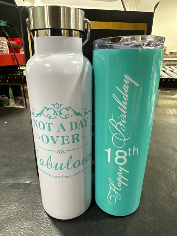 Photo 1 of 18th Birthday Gifts for Girls, 18 Birthday Gifts, 18th Birthday Presents for Girls, 18th Birthday for Girls, 18 Year Old Birthday Gifts, Birthday Gifts for Women 18, 18th Birthday Tumbler 