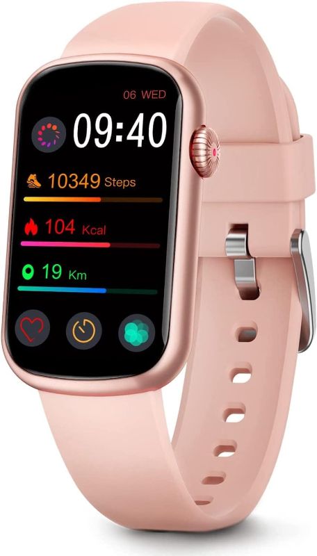 Photo 1 of Fitness Tracker with Heart Rate Monitor, Blood Pressure Watch for Women, Waterproof Fitness Watch with Blood Oxygen Sleep Tracking, Activity Step Tracker Calorie Counter