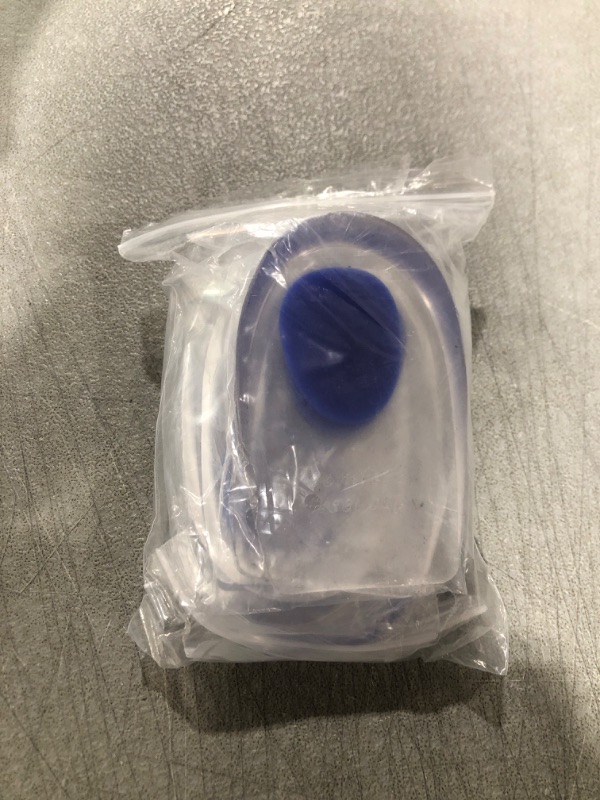 Photo 2 of 3 Pair Gel Heel Cups Plantar Fasciitis Inserts - Silicone Gel Heel Pads for Heel Pain, Bone Spur & Achilles Pain, Gel Heel Cushions and Cups, Pad & Shock Absorbing Support