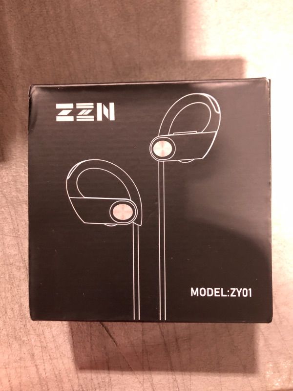 Photo 2 of ZZN Bluetooth Running Headphones, Wireless Waterproof IPX7 Earbuds with Earhooks,Sport Earbuds in Ear,16H Playtime Sweatproof Headphones for Gym Running Workout, Comfortable Ear Hook
